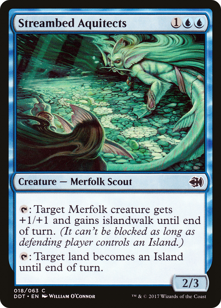 Image of Streambed Aquitects (DDT-018) - Duel Decks: Merfolk vs. Goblins