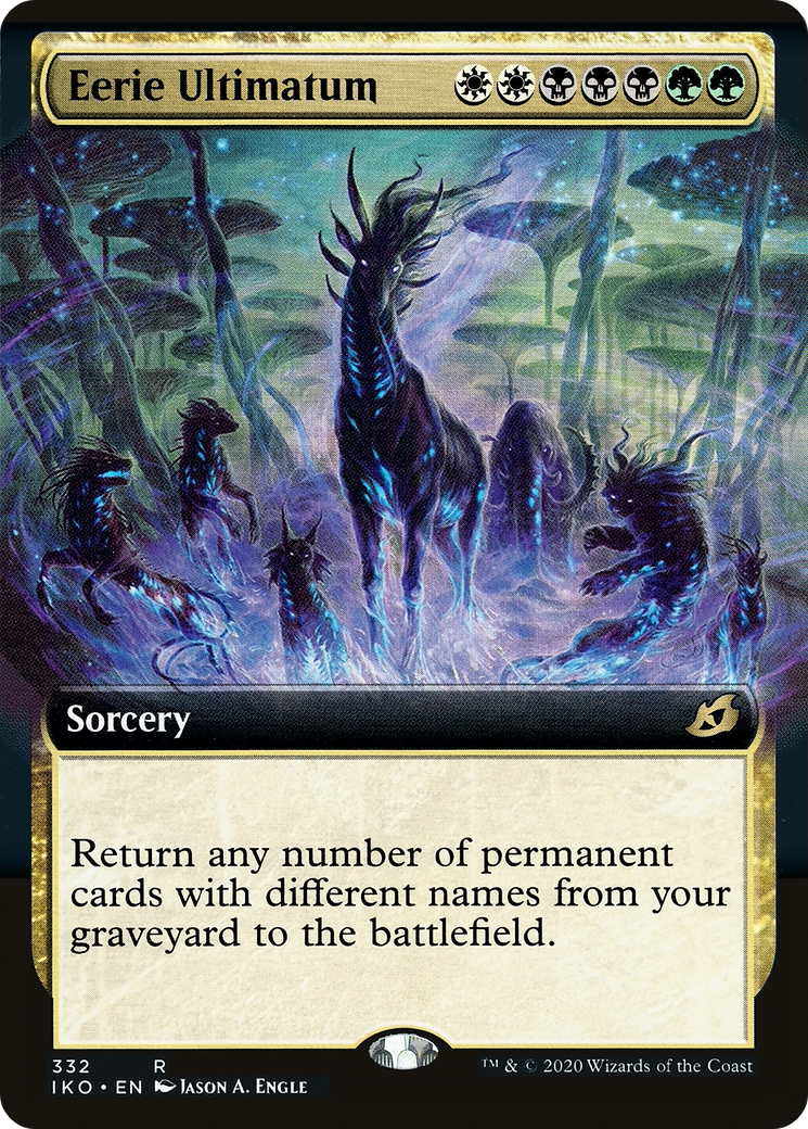 Image of Eerie Ultimatum (Extended Art) (IKO-332) - Ikoria: Lair of Behemoths: (Extended Art) Foil