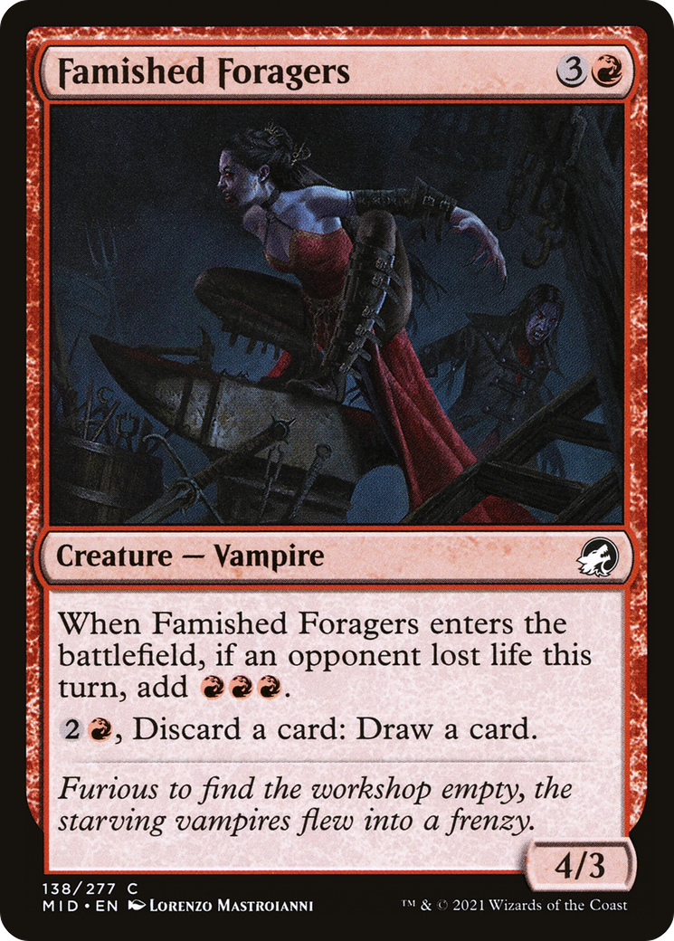 Image of Famished Foragers (MID-138) - Innistrad: Midnight Hunt