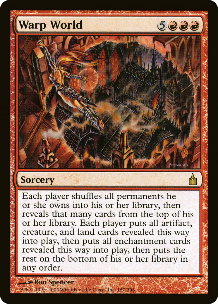 Image of Warp World (RAV-150) - Ravnica: City of Guilds