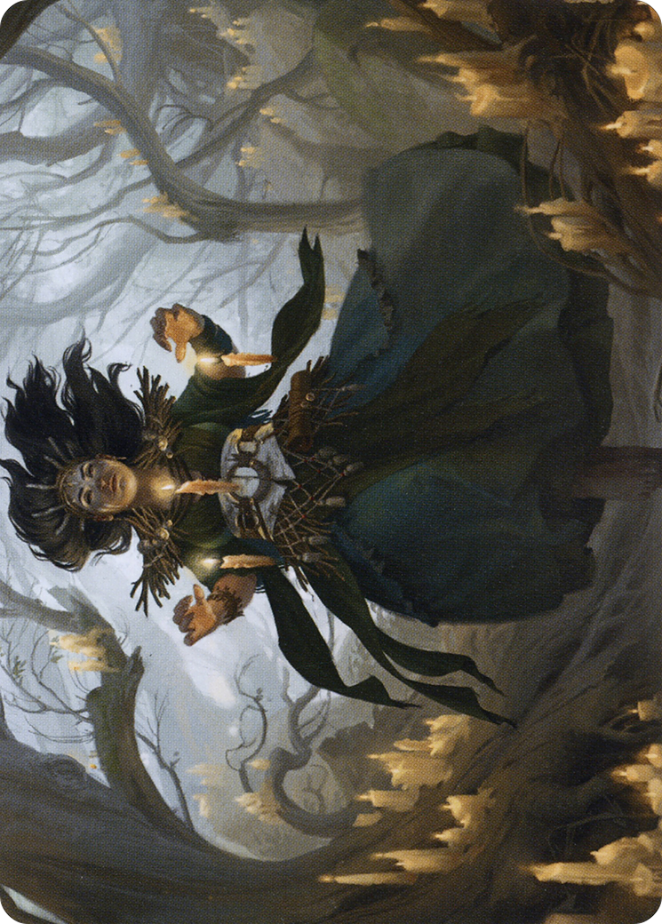 Image of Candlegrove Witch // Candlegrove Witch (AMID-015) - Midnight Hunt Art Series (Borderless)