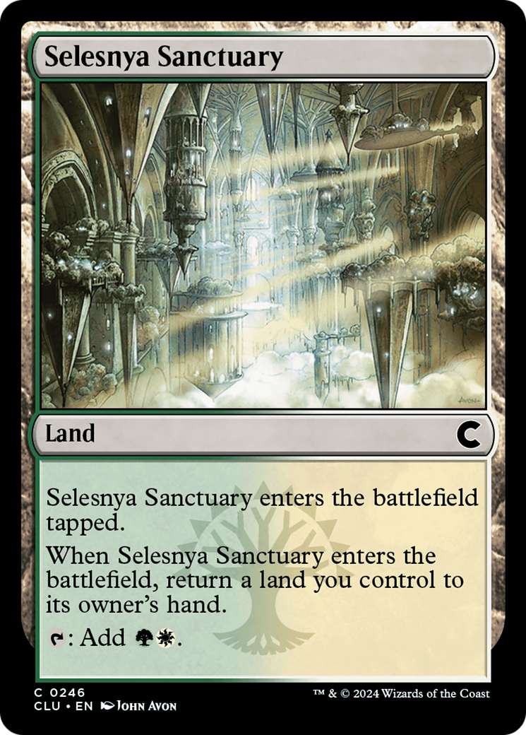 Image of Selesnya Sanctuary (CLU-246) - Ravnica: Clue Edition