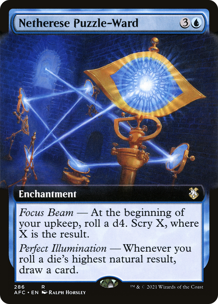 Image of Netherese Puzzle-Ward (Extended Art) (AFC-286) - Forgotten Realms Commander: (Extended Art)