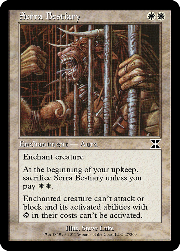 Image of Serra Bestiary (ME4-027) - Masters Edition IV