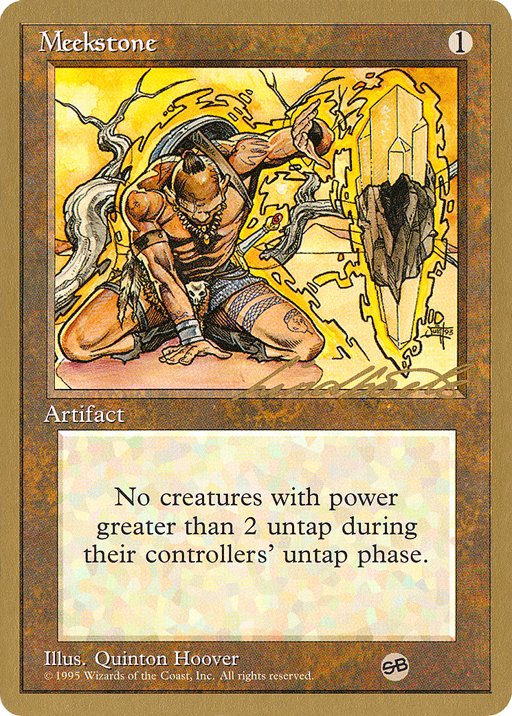 Image of Meekstone - 1996 Leon Lindback (4ED) (SB) (WCD-) - Pro Tour Collector Set