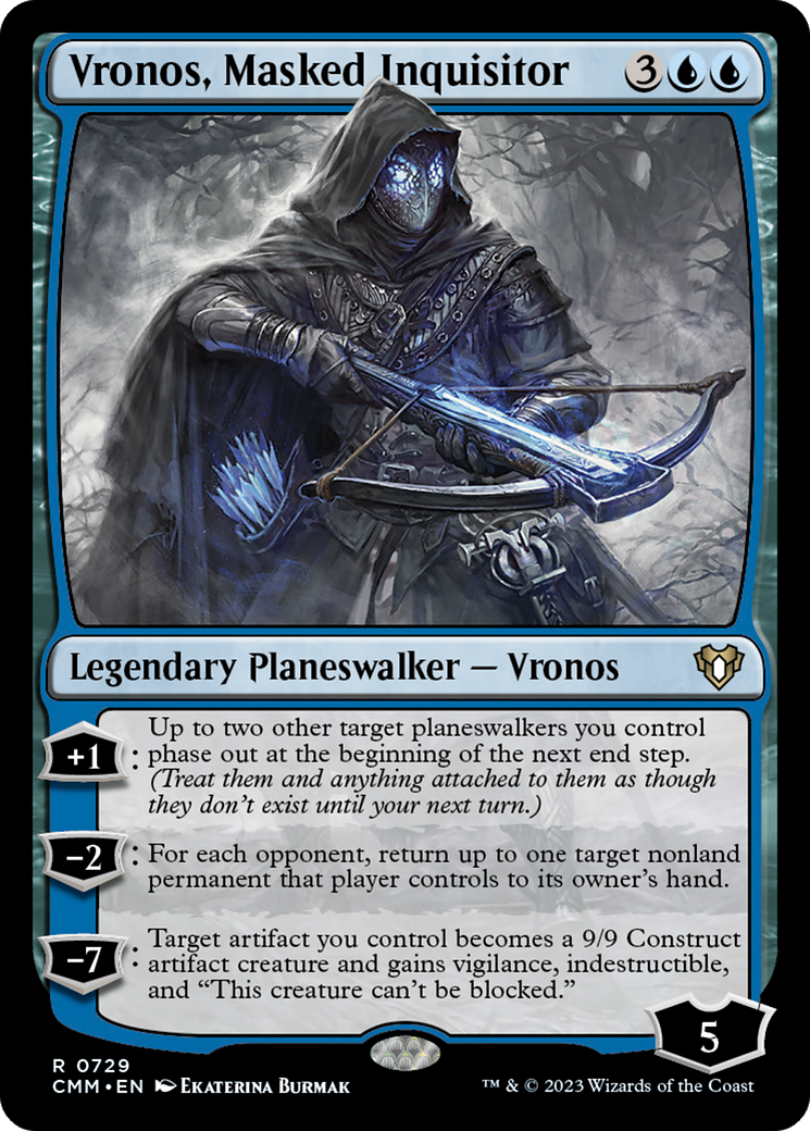 Image of Vronos, Masked Inquisitor (CMM-729) - Commander Masters
