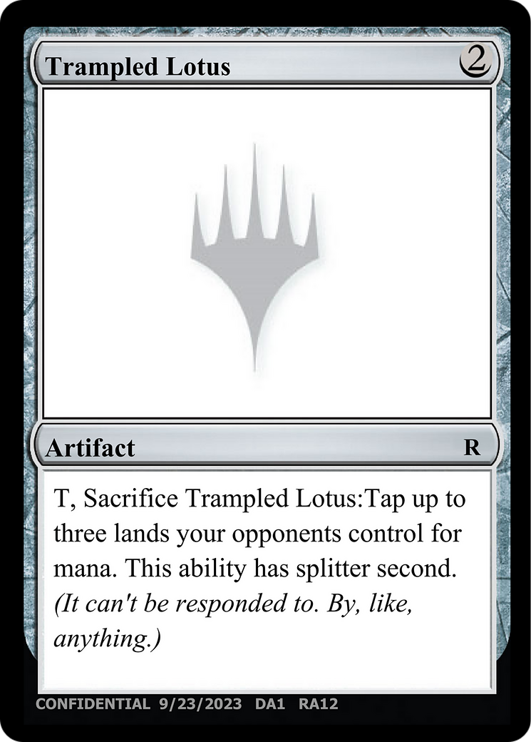 Image of Trampled Lotus (UNK-RA12B) - Unknown Event
