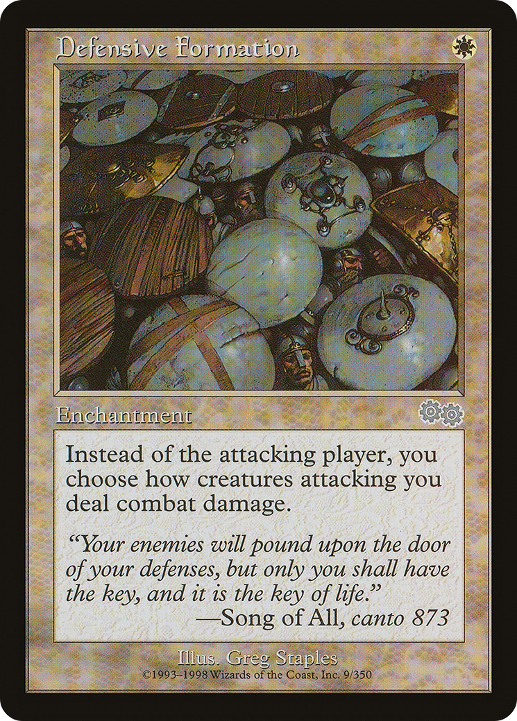 Image of Defensive Formation (USG-009) - Urza's Saga