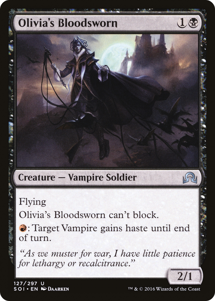 Image of Olivia's Bloodsworn (SOI-127) - Shadows over Innistrad