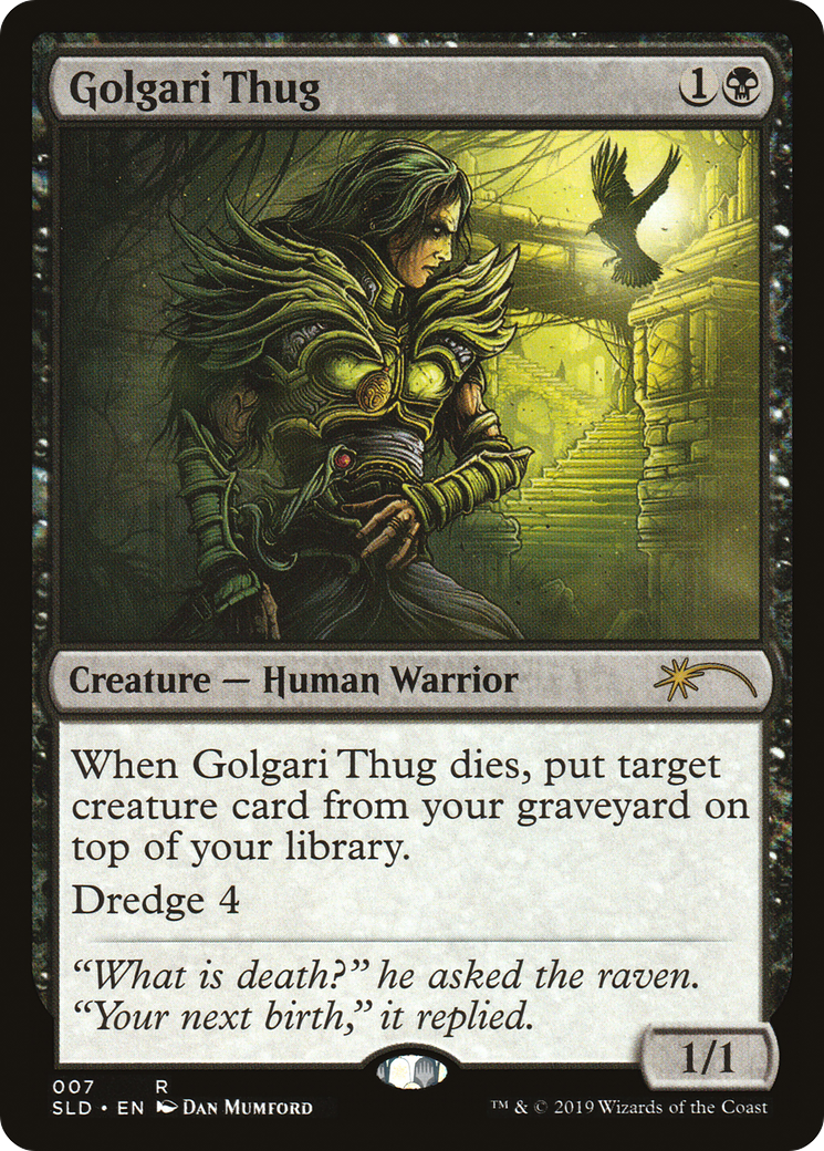 Image of Golgari Thug (SLD-007) - Secret Lair Drop