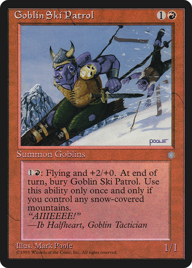 Image of Goblin Ski Patrol (ICE-) - Ice Age