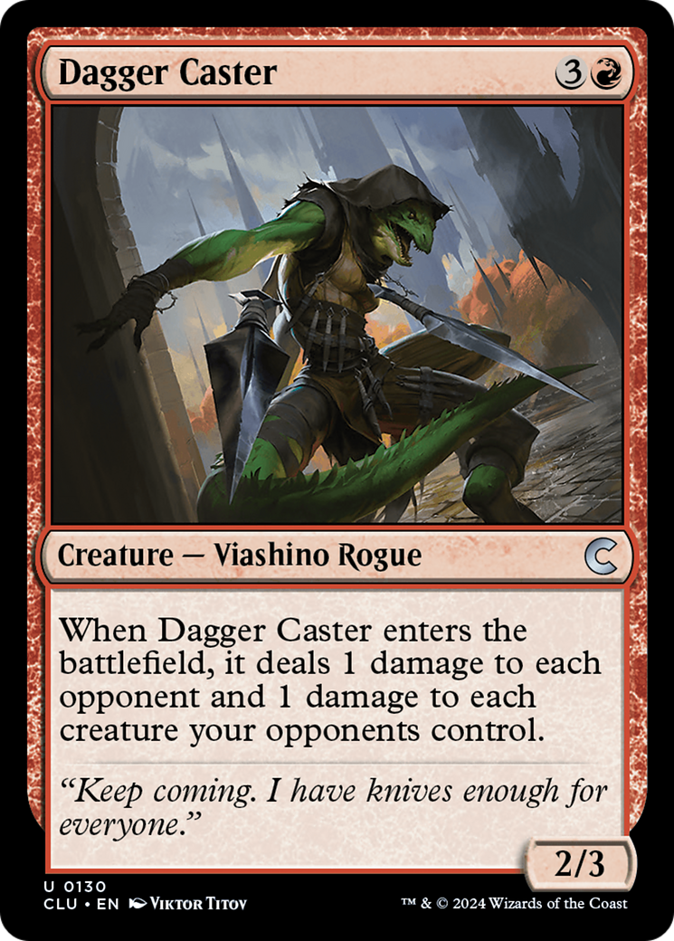 Image of Dagger Caster (CLU-130) - Ravnica: Clue Edition
