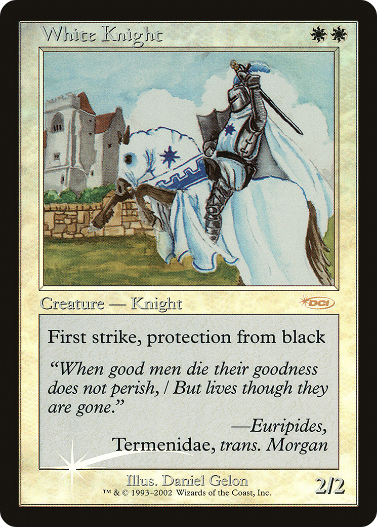 Image of White Knight (FNM-) - Friday Night Magic 2002 Foil