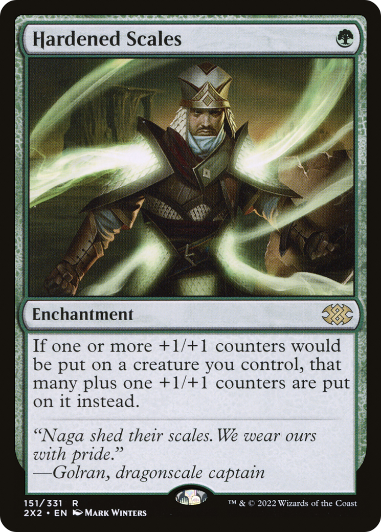 Image of Hardened Scales (2X2-151) - Double Masters 2022 Foil
