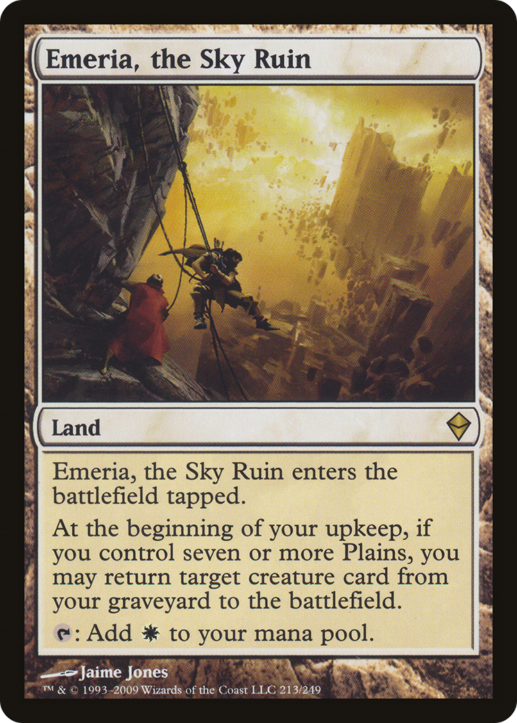 Image of Emeria, the Sky Ruin (ZEN-213) - Zendikar