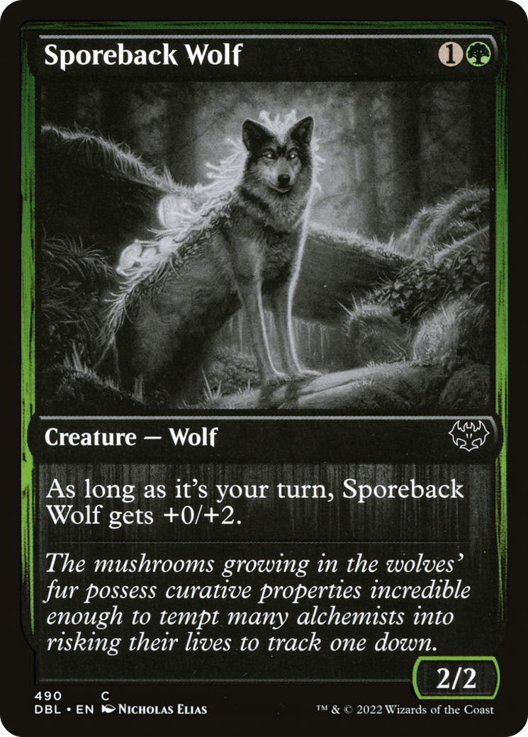 Image of Sporeback Wolf (DBL-490) - Innistrad: Double Feature
