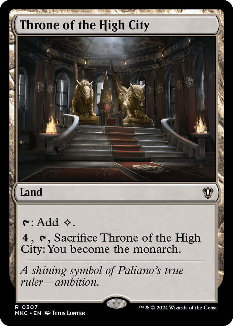 Image of Throne of the High City (MKC-307) - Murders at Karlov Manor Commander