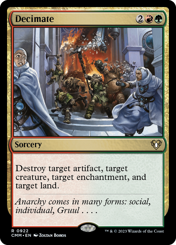Image of Decimate (CMM-922) - Commander Masters