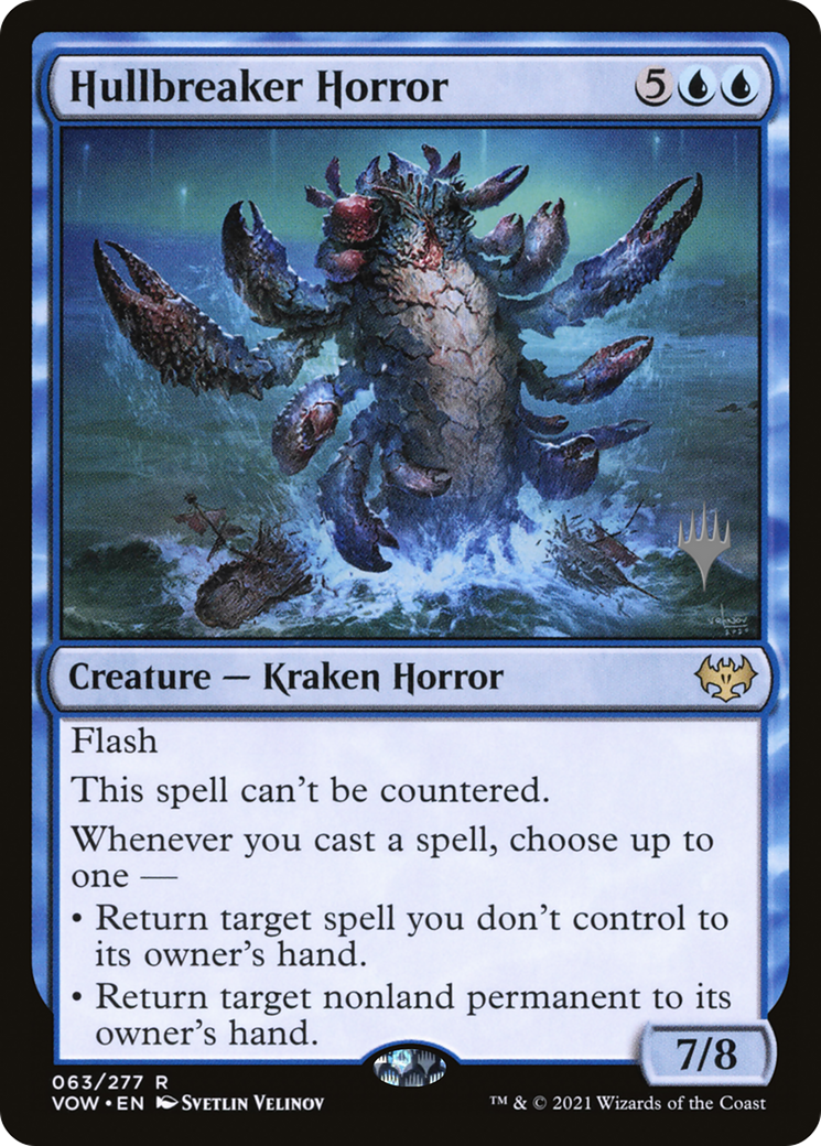 Image of Hullbreaker Horror (PVOW-63P) - Innistrad: Crimson Vow Promos