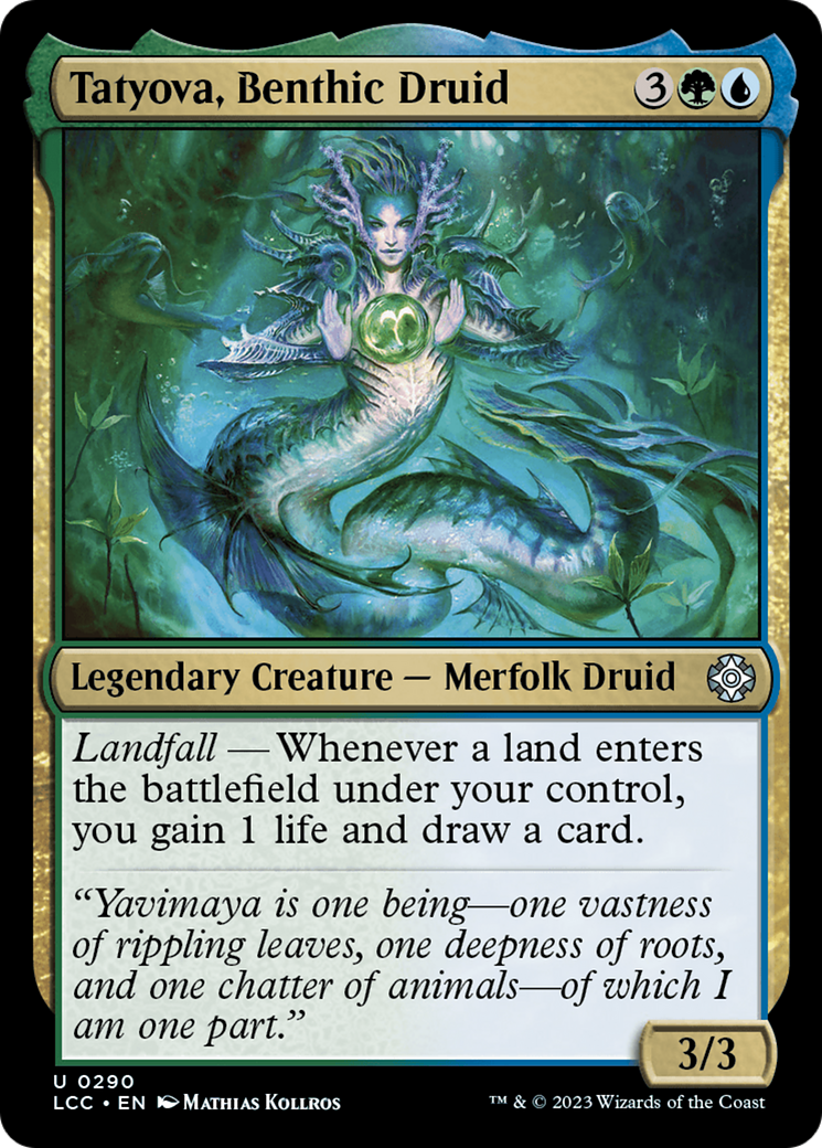 Image of Tatyova, Benthic Druid (LCC-290) - The Lost Caverns of Ixalan Commander