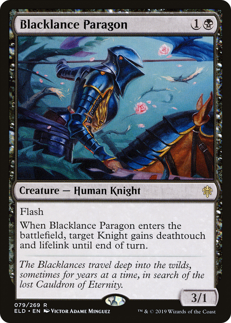 Image of Blacklance Paragon (ELD-079) - Throne of Eldraine