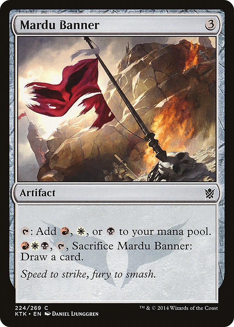 Image of Mardu Banner (KTK-224) - Khans of Tarkir Foil