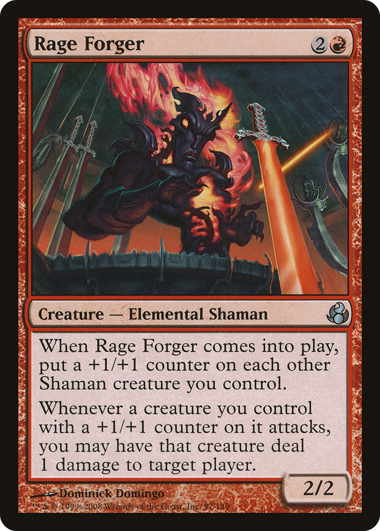 Image of Rage Forger (MOR-097) - Morningtide Foil