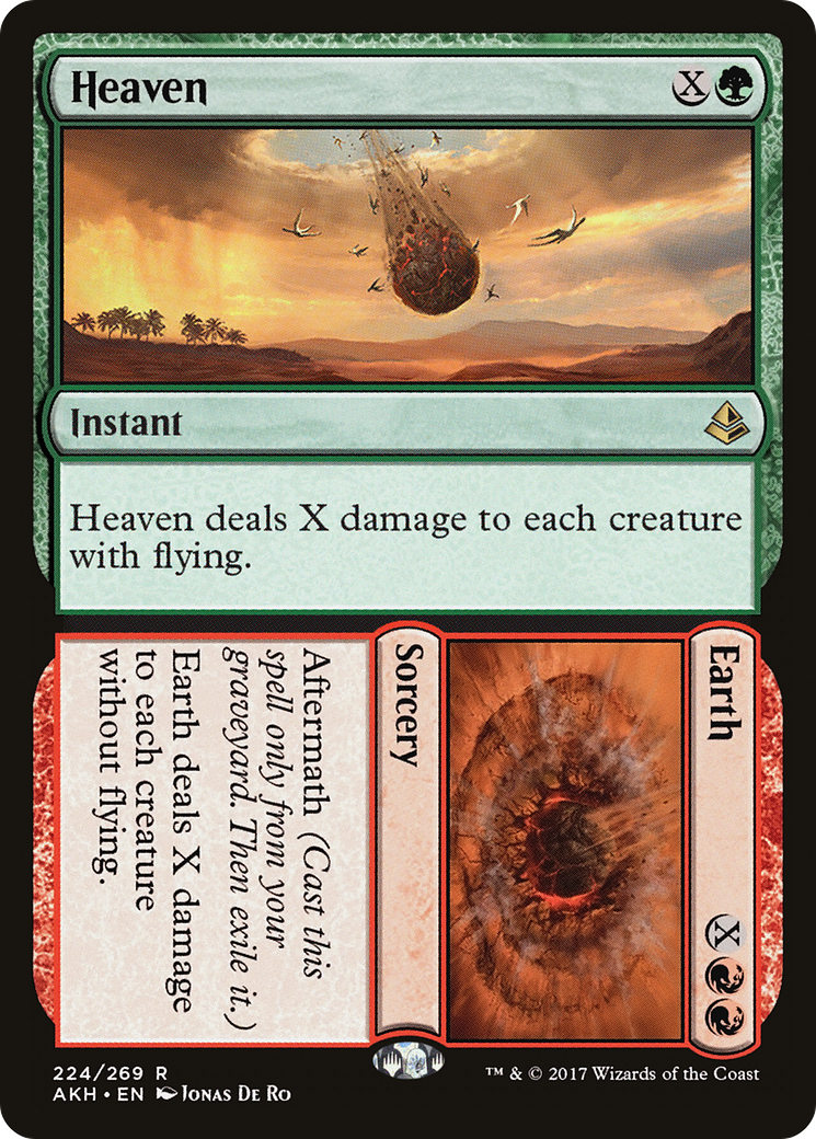 Image of Heaven // Earth (AKH-224) - Amonkhet Foil
