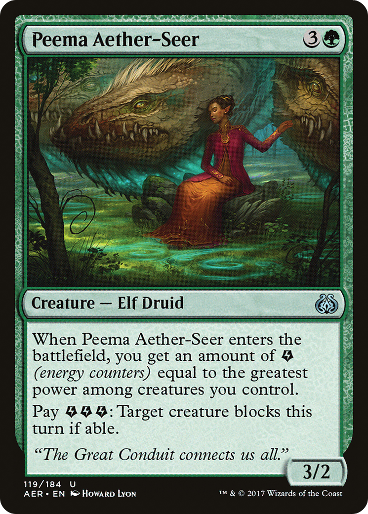 Image of Peema Aether-Seer (AER-119) - Aether Revolt Foil