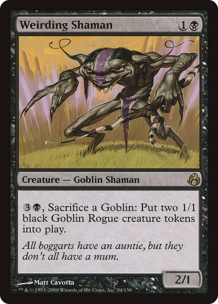 Image of Weirding Shaman (MOR-084) - Morningtide Foil