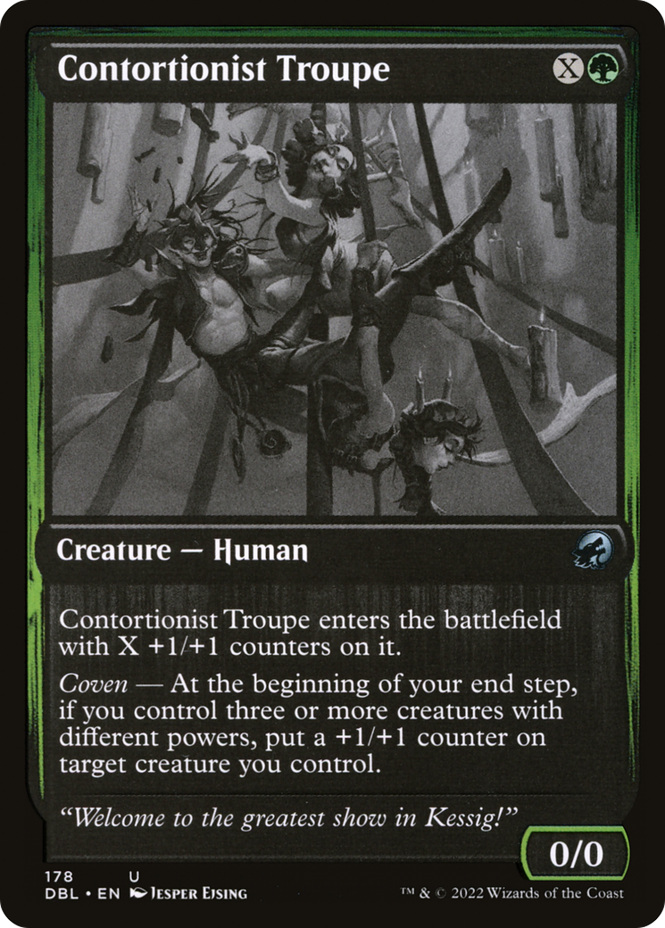 Image of Contortionist Troupe (DBL-178) - Innistrad: Double Feature Foil