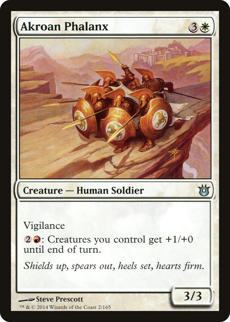 Image of Akroan Phalanx (BNG-002) - Born of the Gods