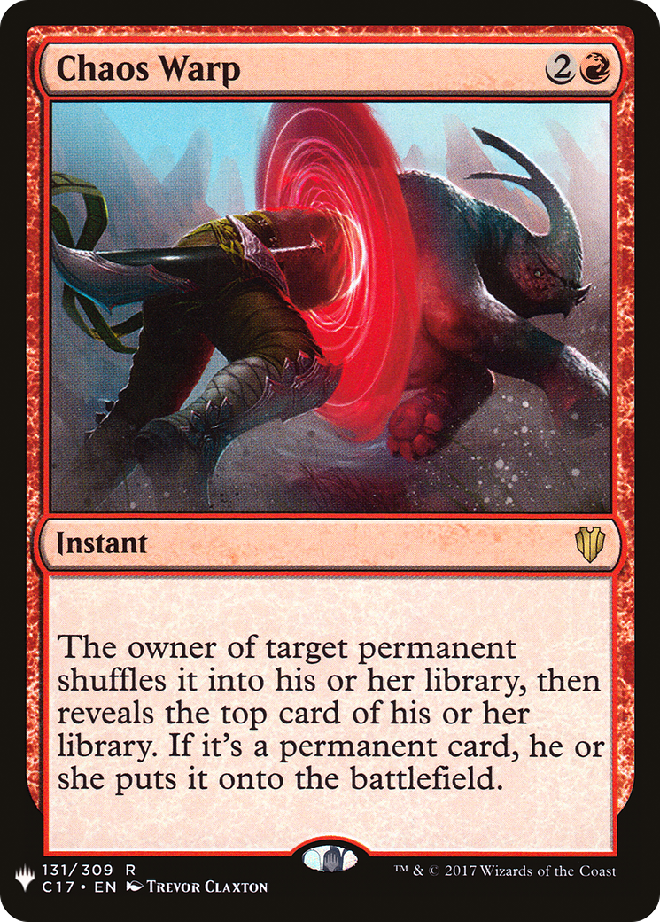 Image of Chaos Warp (C17) (LIST-131/309) - The List