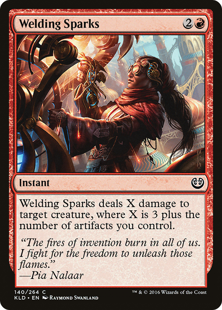 Image of Welding Sparks (KLD-140) - Kaladesh Foil
