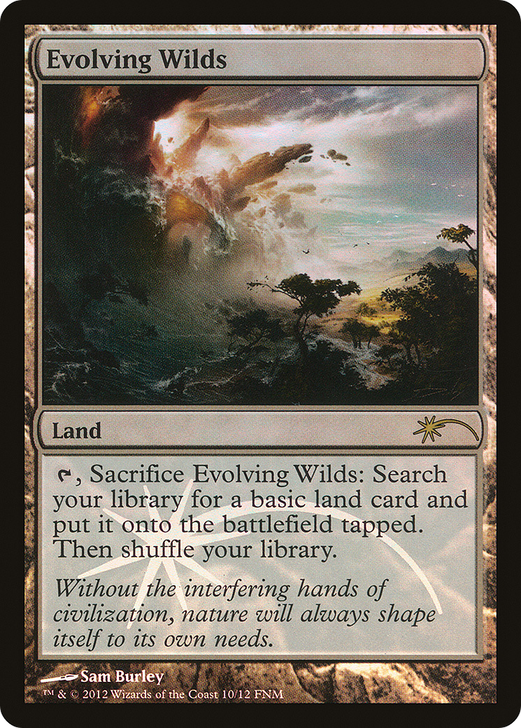 Image of Evolving Wilds (FNM-010) - Friday Night Magic 2012 Foil