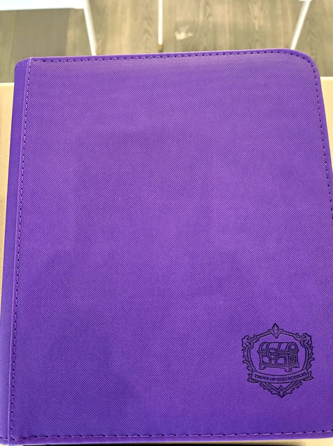 Image of TroveOfCollectible 4 Pocket Toploader Binder Purple