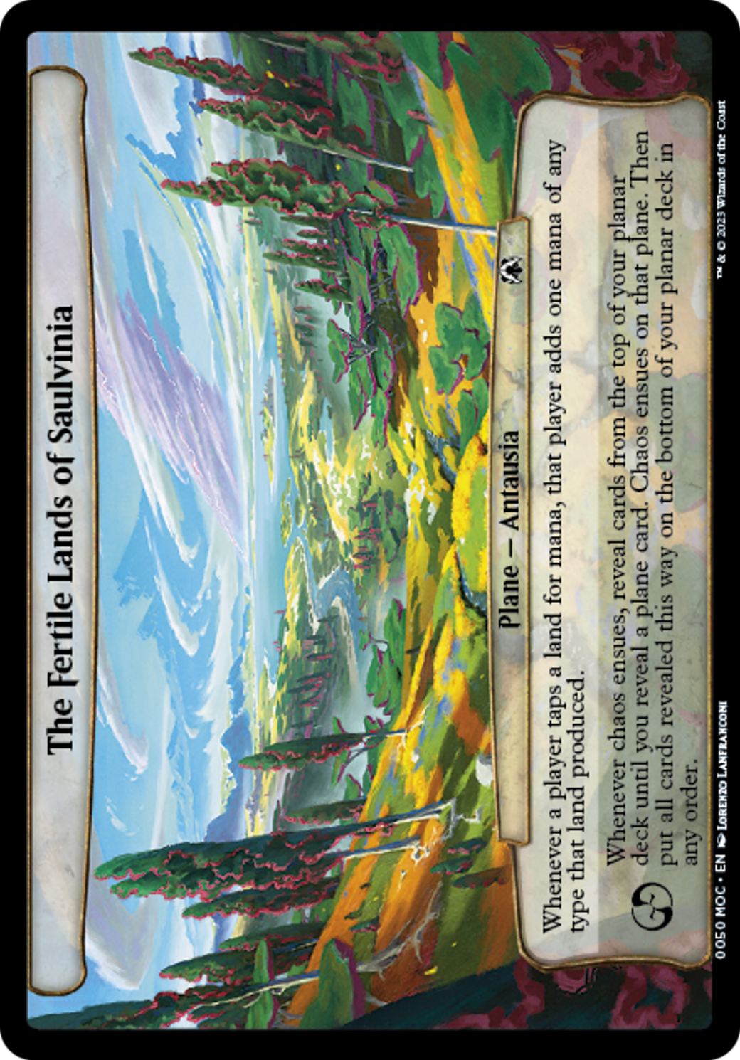 Image of The Fertile Lands of Saulvinia (MOC-050) - March of the Machine Commander