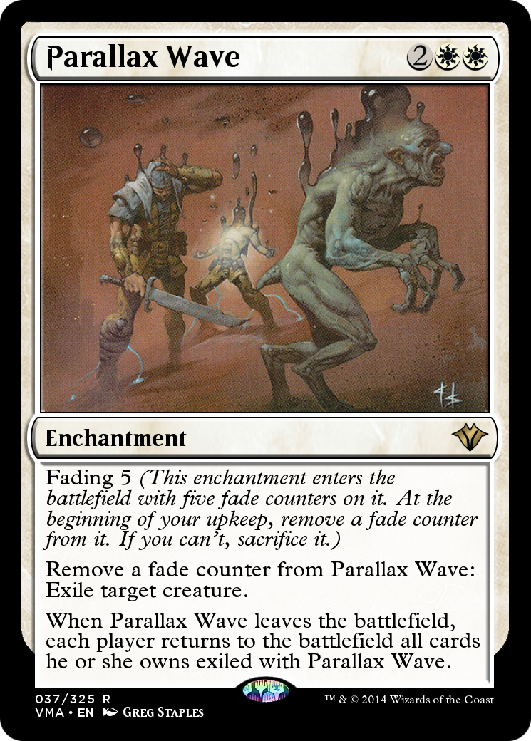 Image of Parallax Wave (VMA-037) - Vintage Masters Foil