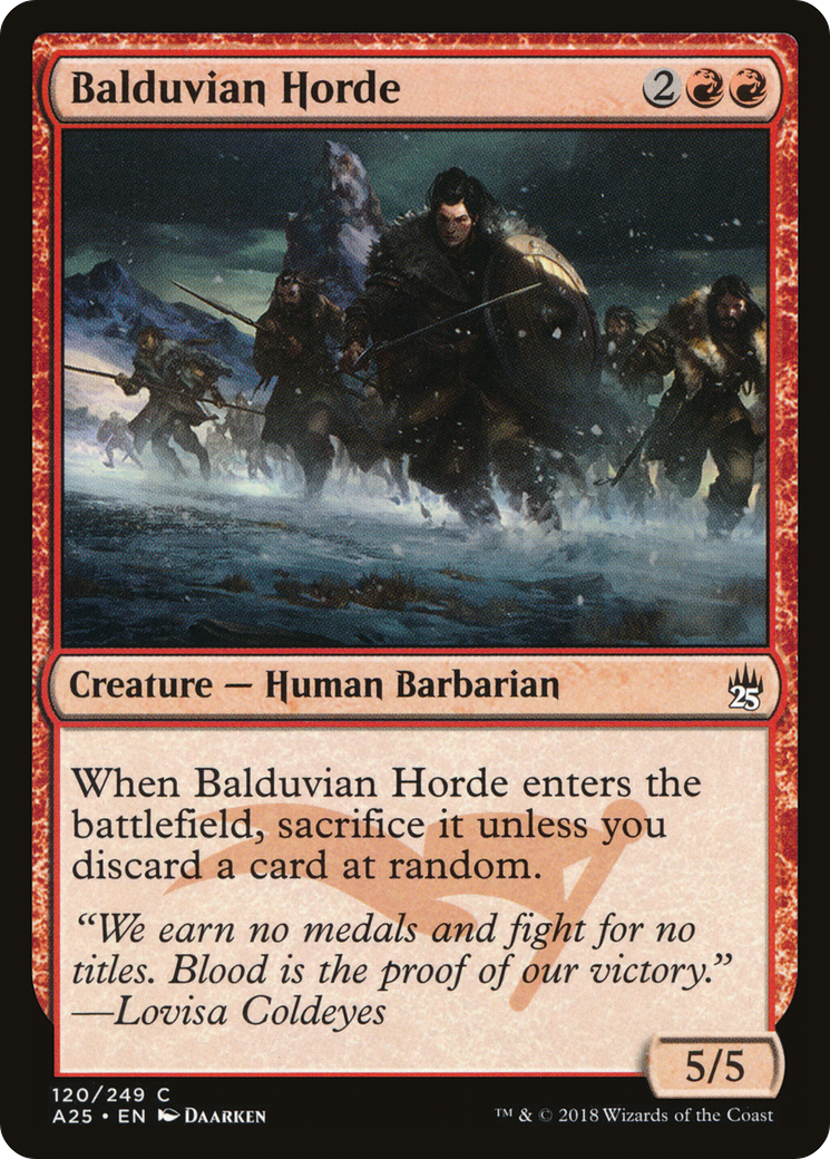 Image of Balduvian Horde (A25-120) - Masters 25