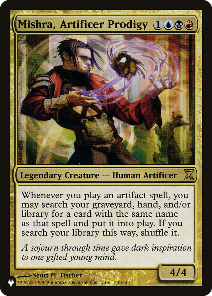 Image of Mishra, Artificer Prodigy (LIST-243/301) - The List