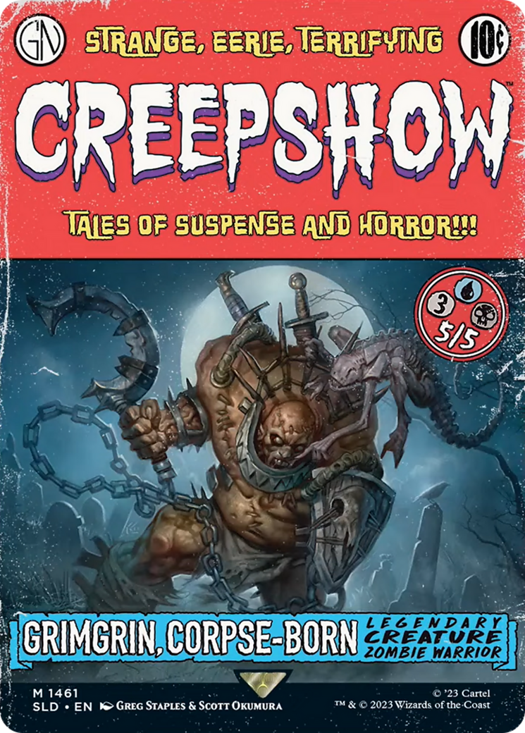 Image of Grimgrin, Corpse-Born (SLD-1461) - Secret Lair Drop: (Full Art) (Borderless)
