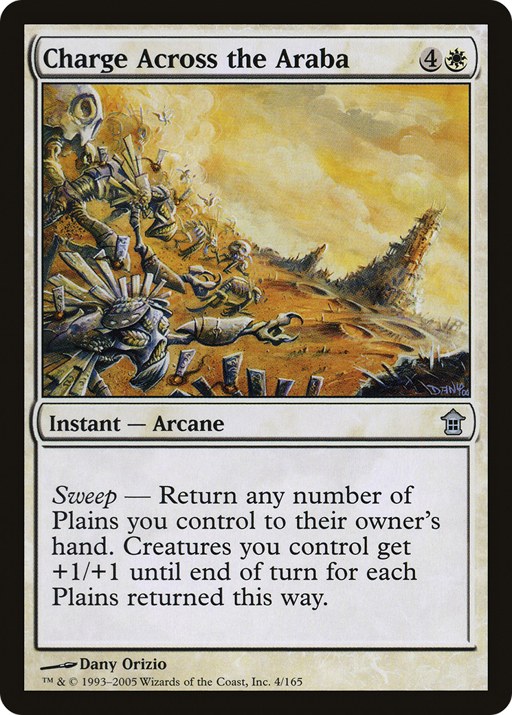 Image of Charge Across the Araba (SOK-004) - Saviors of Kamigawa Foil