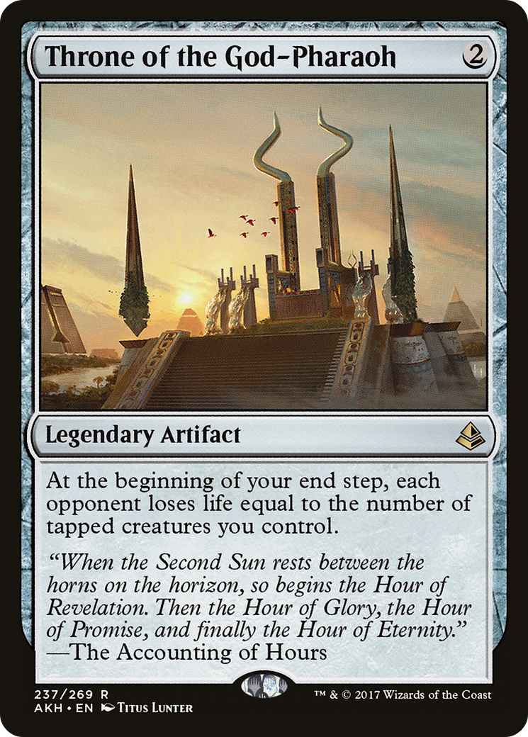 Image of Throne of the God-Pharaoh (AKH-237) - Amonkhet Foil