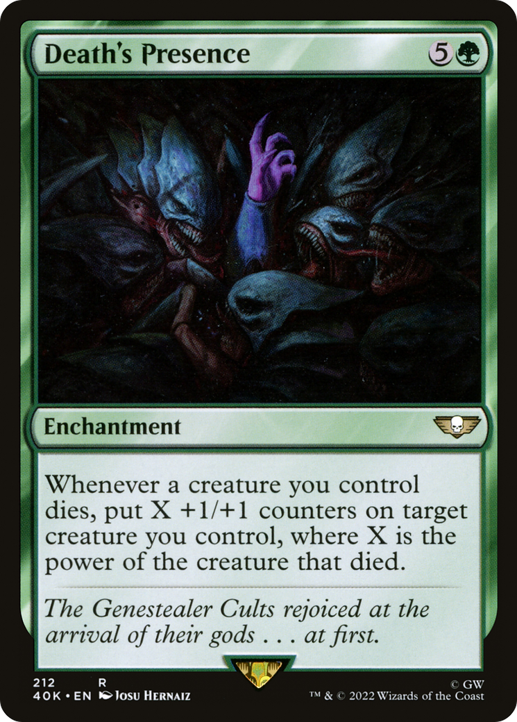 Image of Death's Presence (40K-212) - Warhammer 40,000 Commander