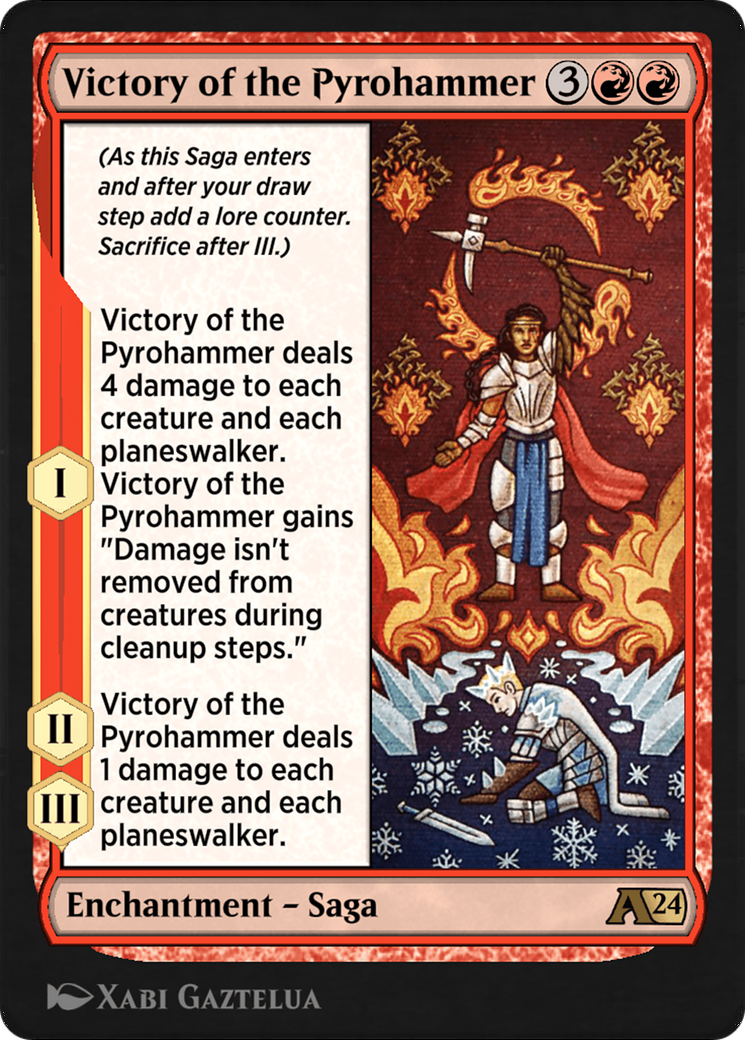 Image of Victory of the Pyrohammer (YWOE-012) - Alchemy: Wilds of Eldraine