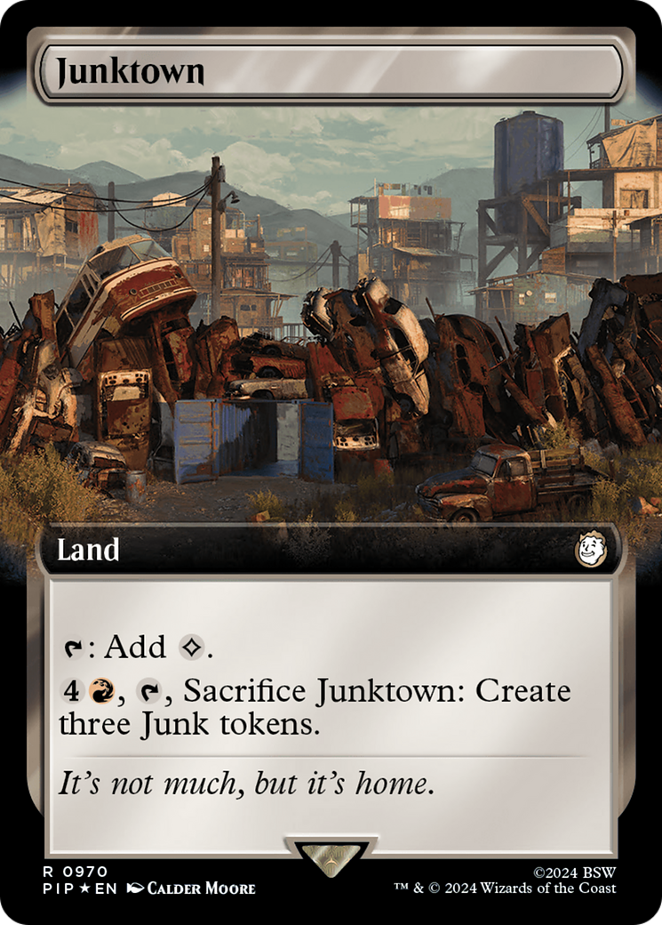 Image of Junktown (Extended Art) (Surge Foil) (PIP-970) - Fallout: (Extended Art) Foil