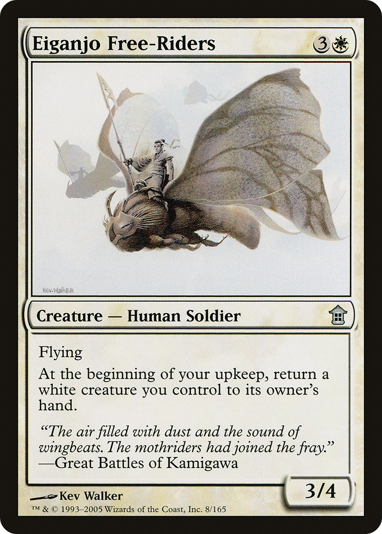 Image of Eiganjo Free-Riders (SOK-008) - Saviors of Kamigawa Foil