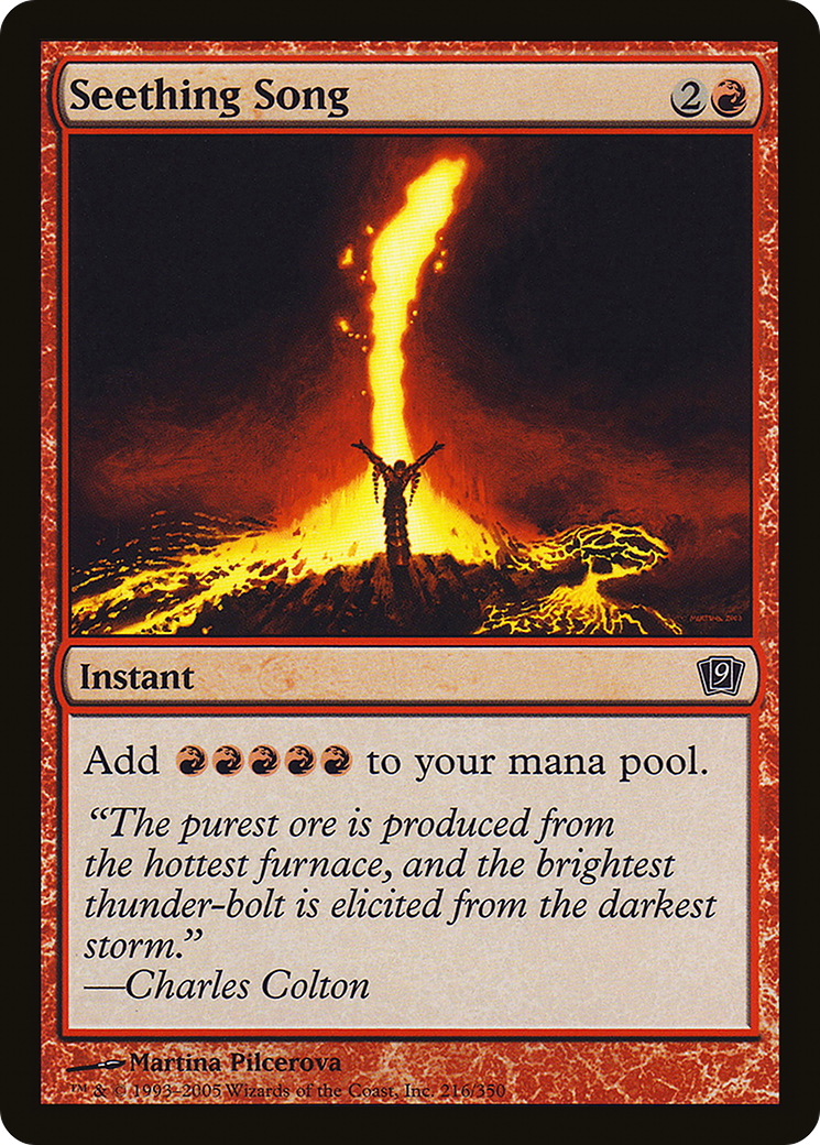 Image of Seething Song (9ED-216) - 9th Edition Foil