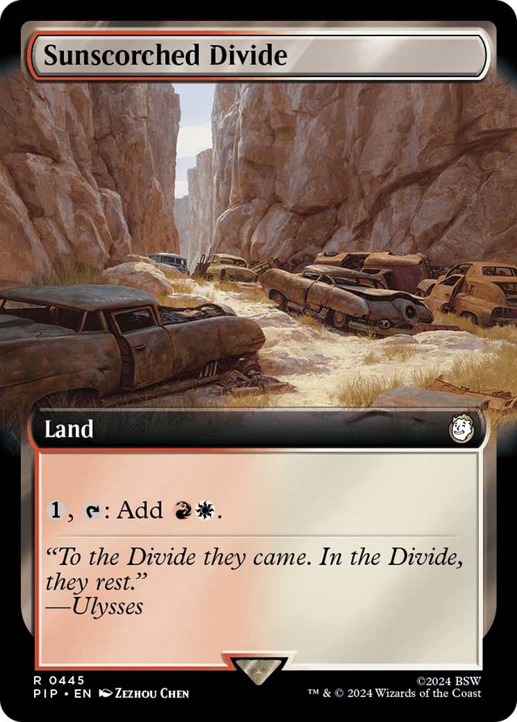 Image of Sunscorched Divide (Extended Art) (PIP-445) - Fallout: (Extended Art)