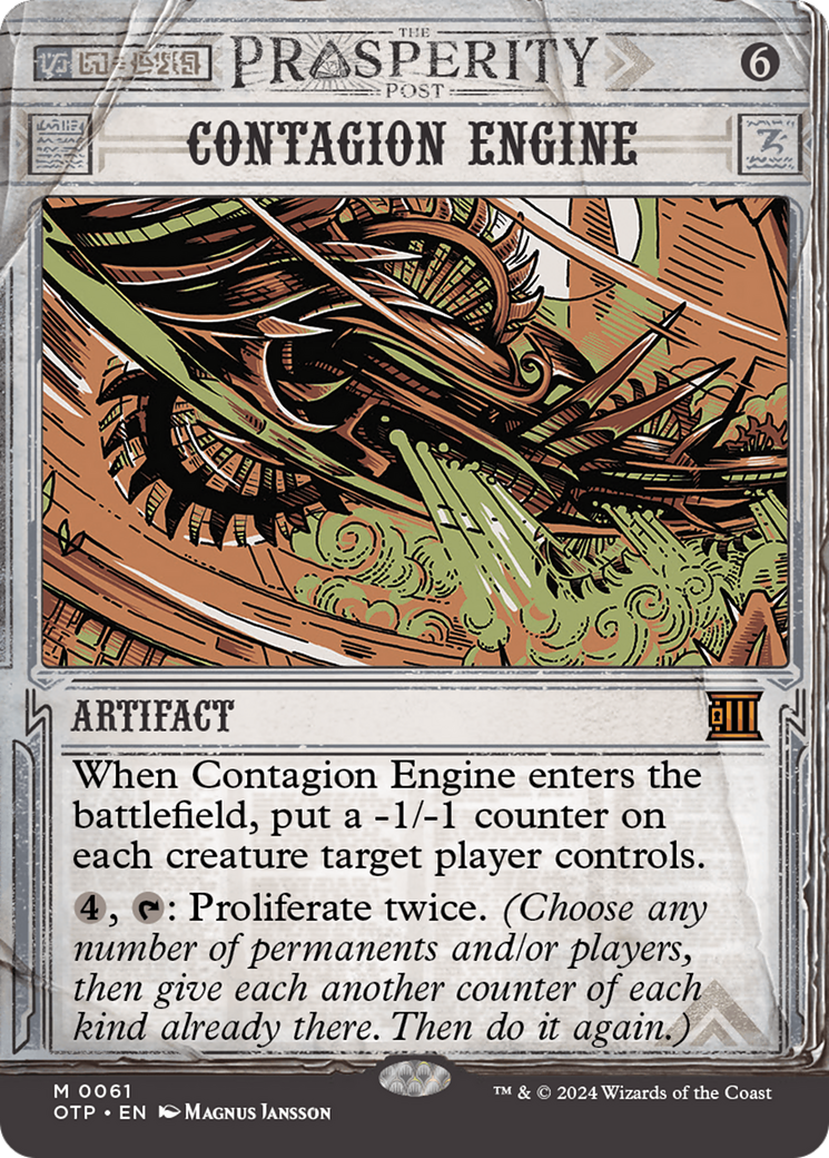 Image of Contagion Engine (OTP-061) - Breaking News: (Showcase) (Borderless)